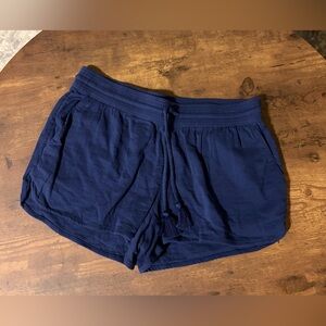 Vineyard Vines Shorts Ladies Size Small Navy Blue Gauze Drawstring Tassel